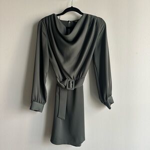 Zara Dark Gray Long Sleeve Dress